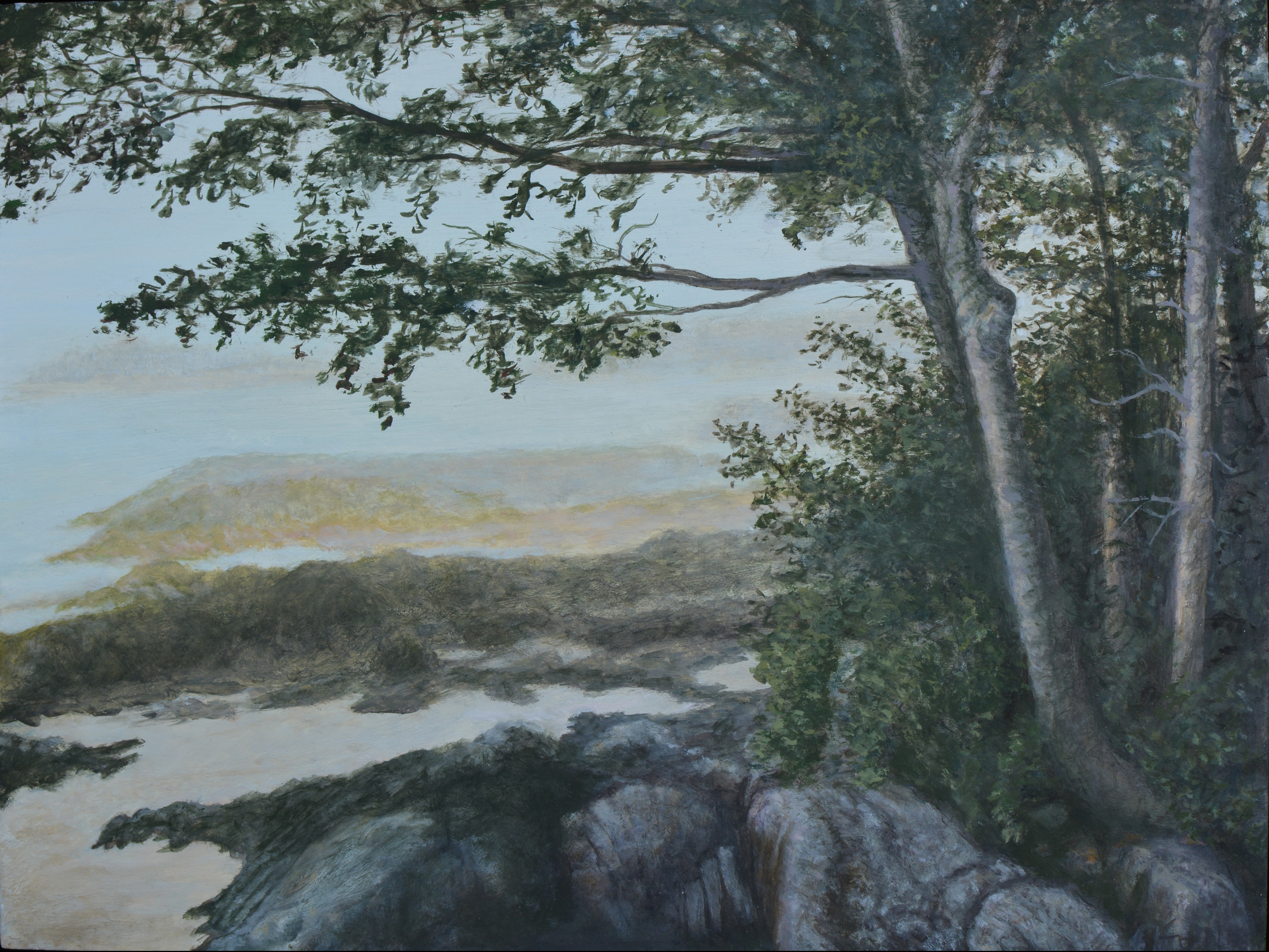 sm_Forward to Mac Mahan Island, 9 X 12 oil on archival panel 2017